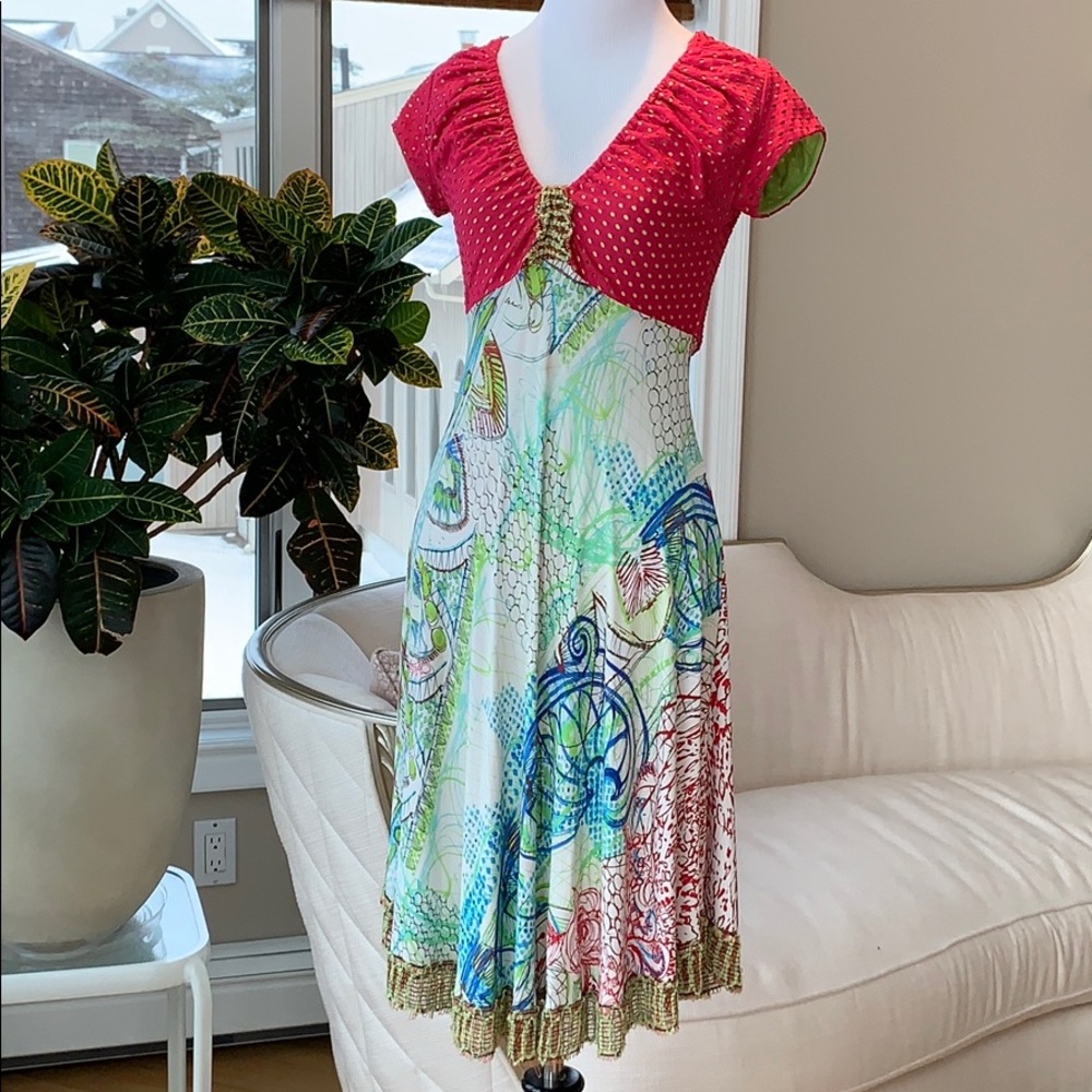 Save the Queen Printed Knit Dress